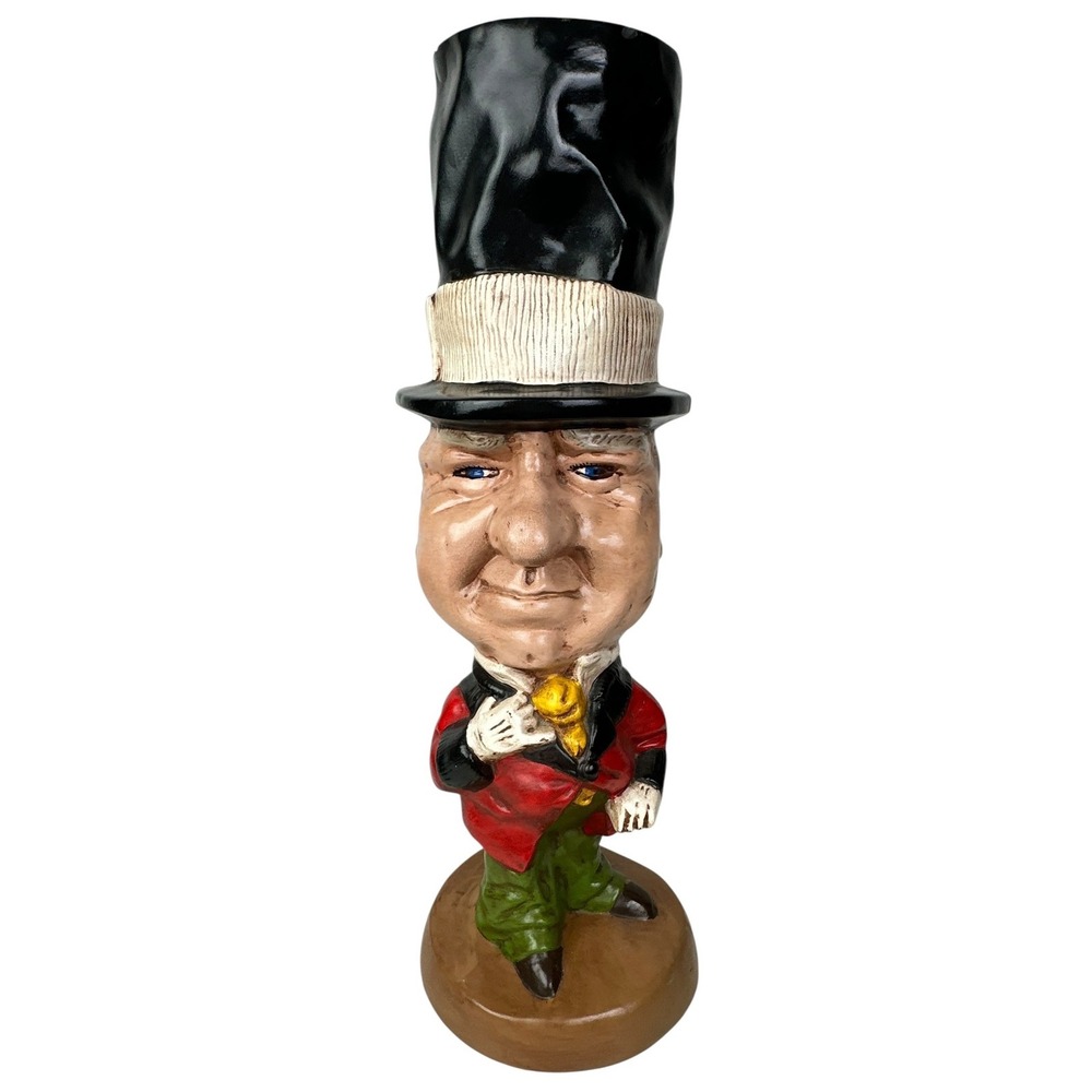 Vintage W.C. Fields Esco Chalkware Statue 15 1/2" Tall